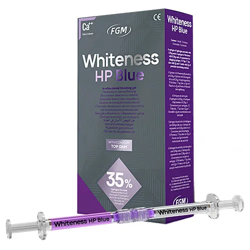 Отбеливание Whiteness HP Blue 35% набор на 6 пациентов 6 * 0,84 гр + 6 * 0,36 гр