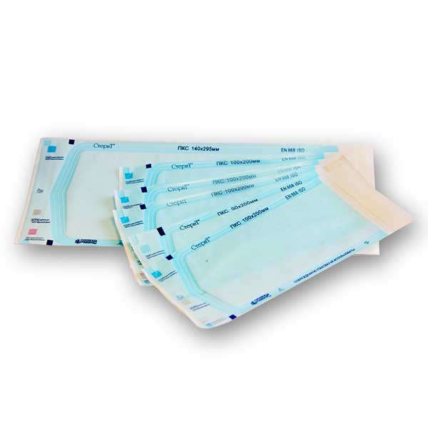 Пакеты для стерилизации комбинированные СтериТ 300 * 450 мм 100 шт