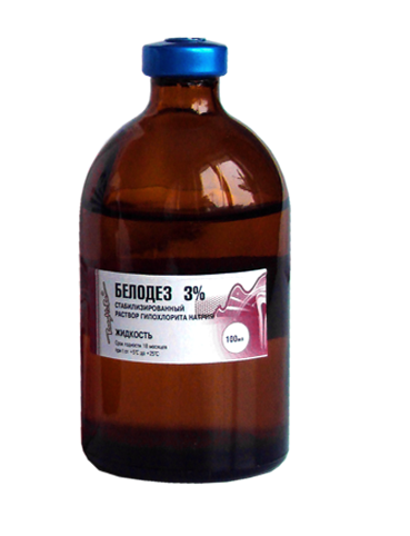 Гипохлорит натрия жидкость Белодез 3% 100 мл