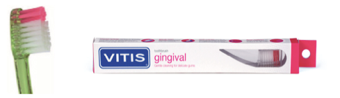 Щетка зубная Vitis Gingival для ослабленных десен