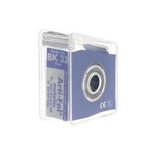 Бумага артикуляционная Baush BK33 20 * 22 мм 12 мкм синяя
