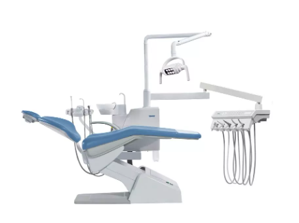 Установка стоматологическая Siger U200 нижн.подача+встр.скалер+встр.гелиолампа, эжектор, H1, 2 стула