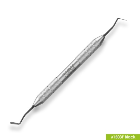 Гладилка двухсторонняя малая Fabri 1503F Black