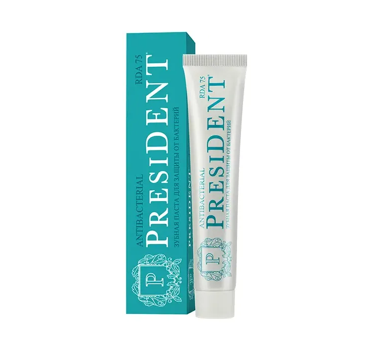 Зубная паста PRESIDENT Antibacterial 50 мл