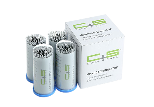 Микробраш аппликаторы Clean+Safe размер X-Slim №1 1 мм 100 шт