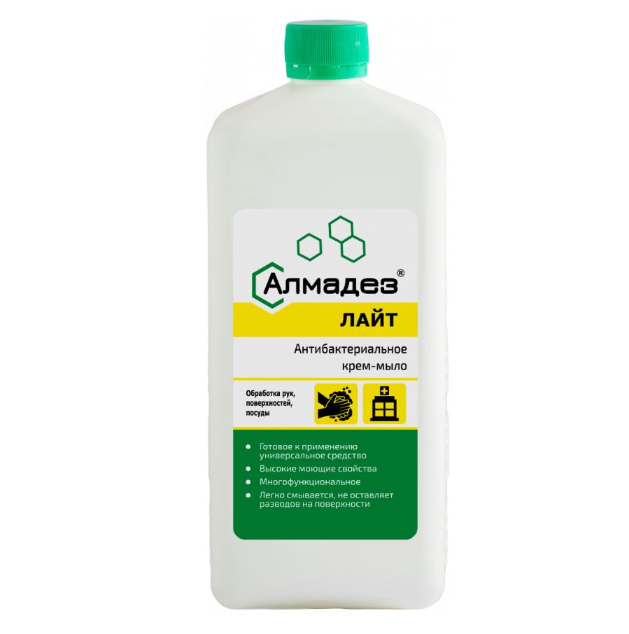 Алмадез-лайт крем-мыло антибактериальное 1 л (маркировка)