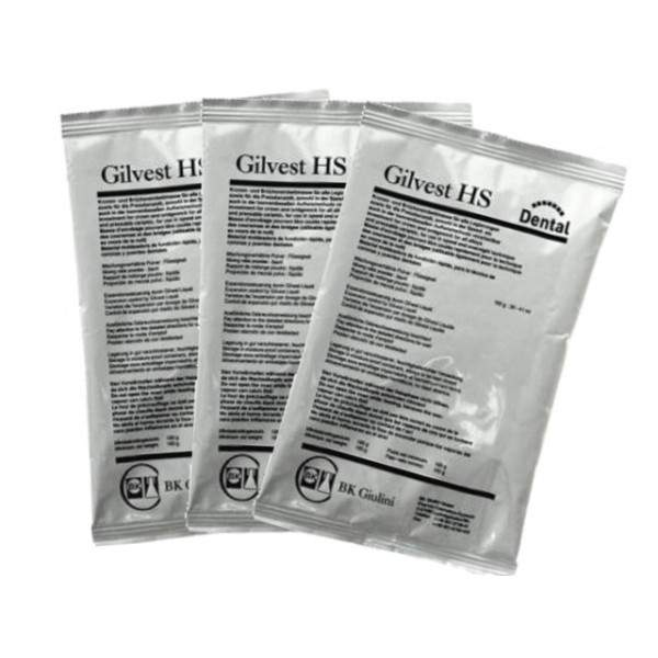 Гилвест HS фосфатный паковочный материал для изготовления коронок и мостов шоковым методом 4 кг