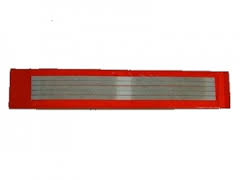 Штрипсы металлические АГРИ крупные красные/грубые 4 мм 5 шт