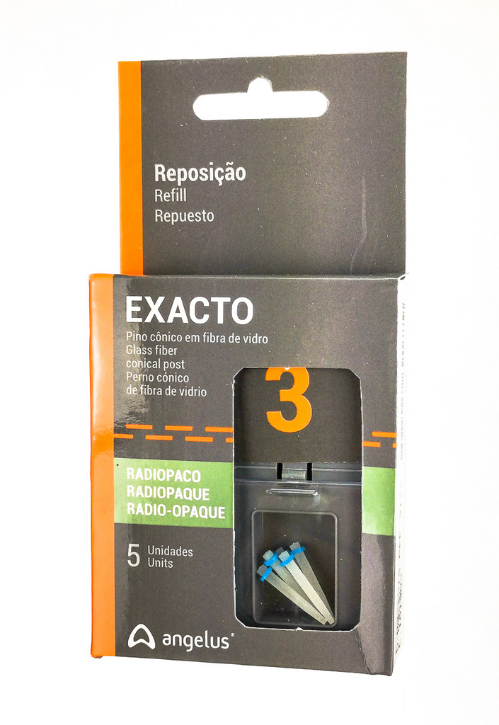 Штифты стекловолоконные Exacto Translucent №3 5 шт