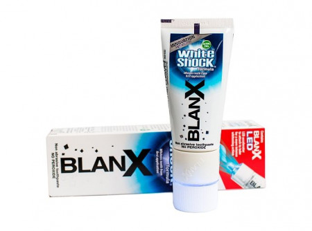 Паста зубная Blanx White Shock 50 мл + Led Active 