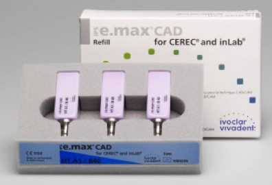 Блоки IPS e.max CAD для CEREC/inLab HT B40 A1 634586 3 шт
