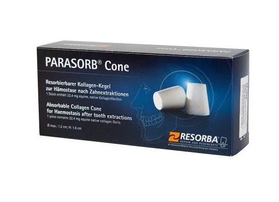 Губка коллагеновая PARASORB Cone D 1,2 см H 1,6 см 10 шт