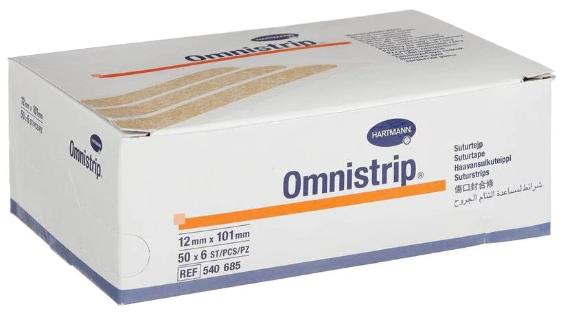 Полоски на операционные швы стерильные OMNISTRIP  12 * 101 мм 6 шт