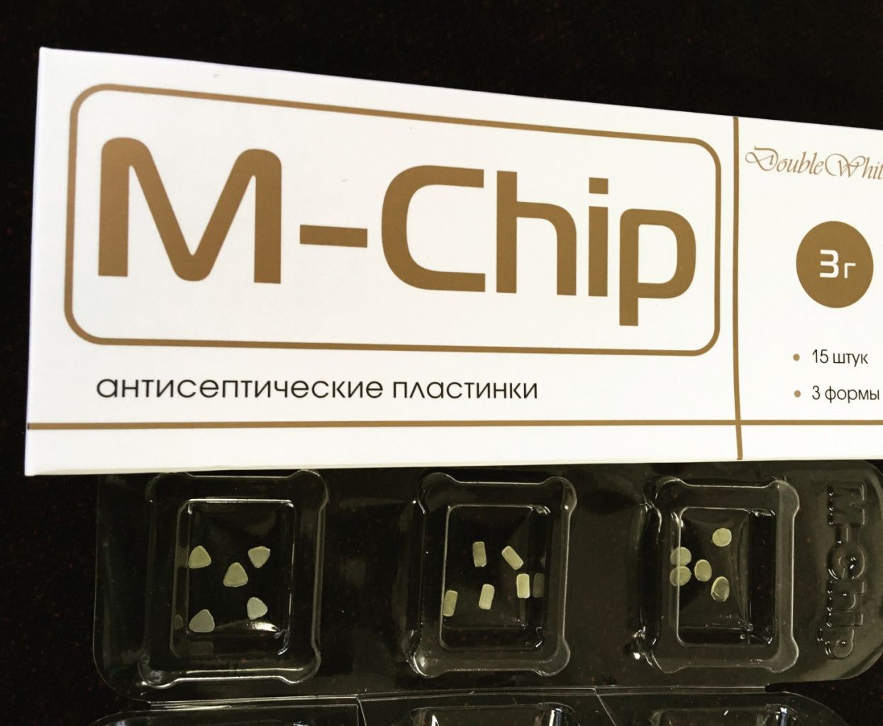 М-Chip пластинки для десен 3 формы 15 шт