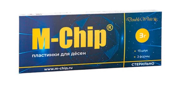 М-Chip пластинки для десен 3 формы 15 шт