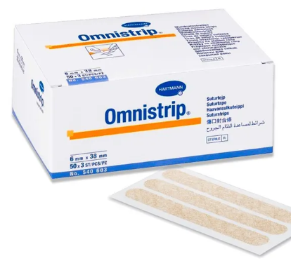 Полоски на операционные швы стерильные OMNISTRIP 6 * 38 мм (50 шт/упак.)