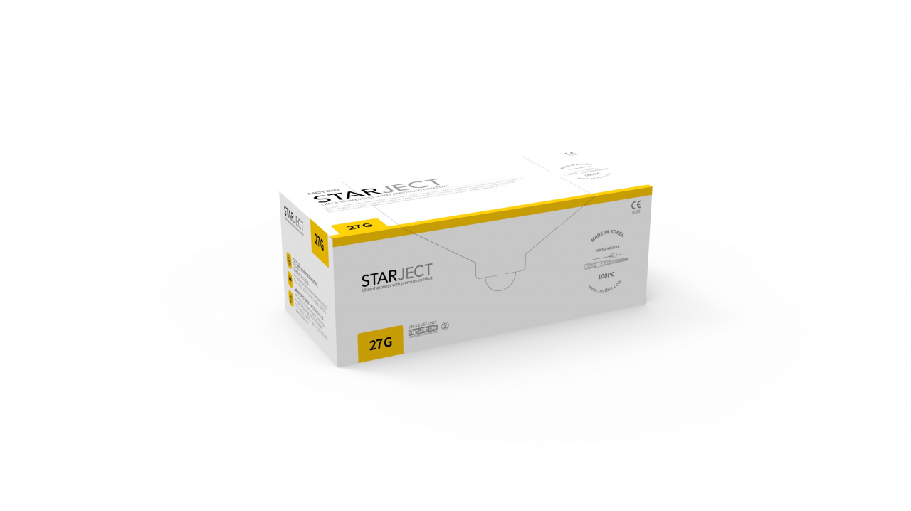Иглы карпульные MCTBIO STARJECT 0,4 * 35 мм 27G-XL 100 шт