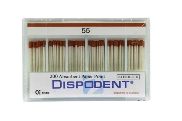 Штифты бумажные Dispodent 55 200 шт