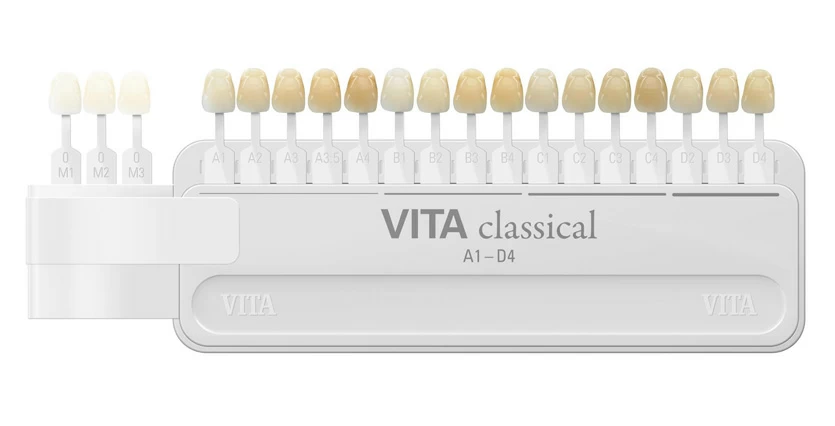 Расцветка VITA сlassical Shade Guide A1-D4