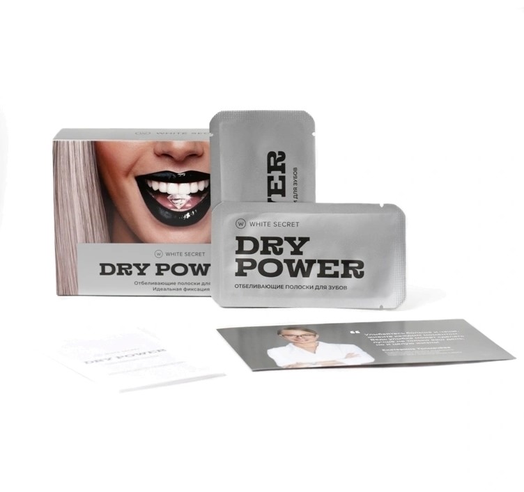 Отбеливающие полоски WhiteSecret Dry Power 14