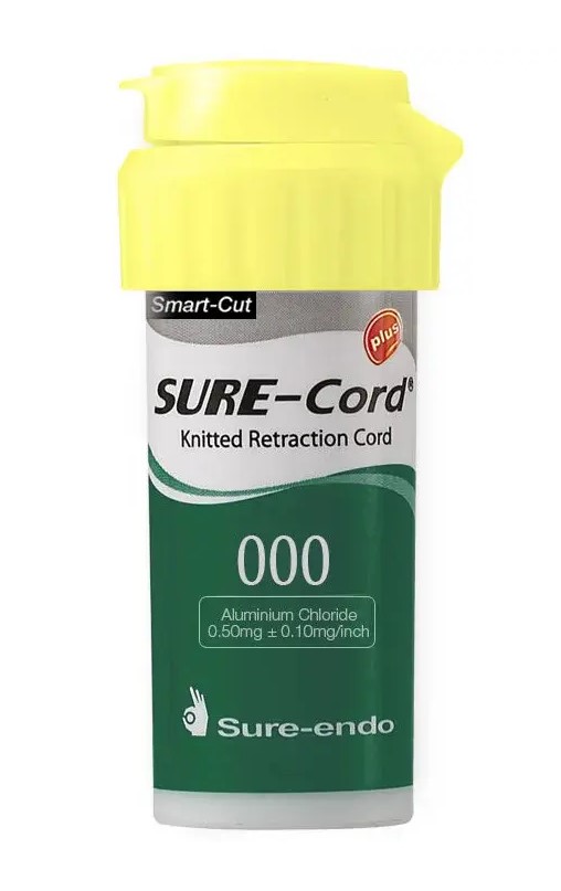 Нить ретракционная SureCord PLUS 254 см Aluminum Chloride размер 000