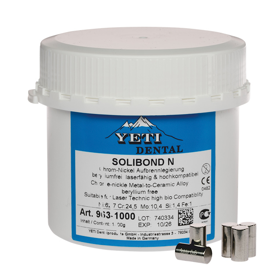 Сплав Solibond N для керамики YETI Dental 963-1000 1 кг