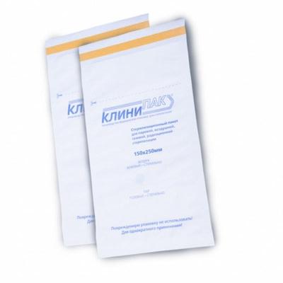 Пакеты для стерилизации бумажные КЛИНИПАК 150 * 280 мм 100 шт