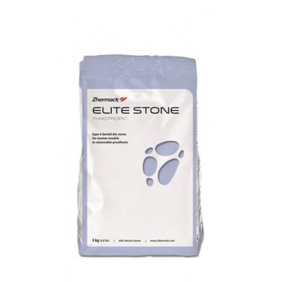 Элит Stone гипс 4 класс для бюгельных протезов голубая сталь 3 кг
