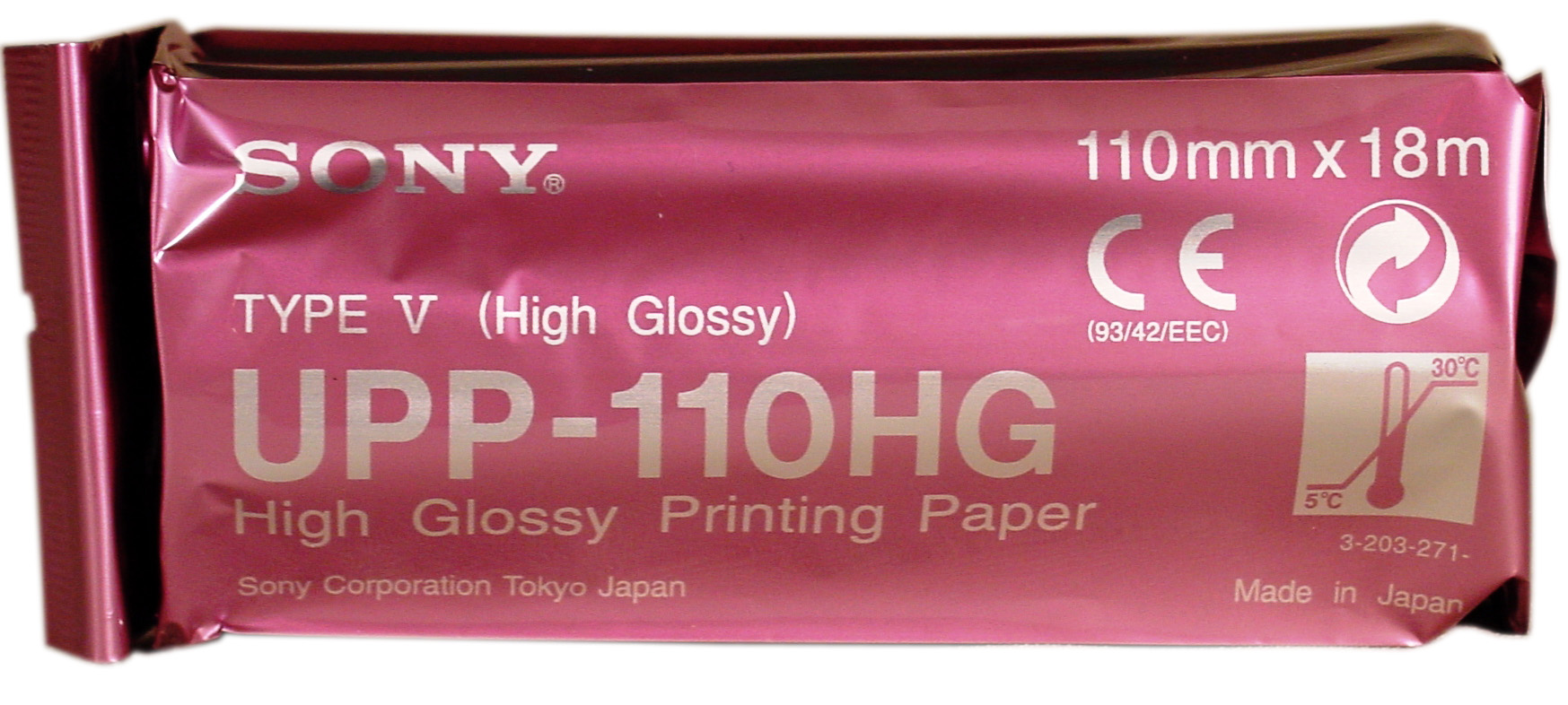 Бумага термо SONY UPP-110HG 110 мм * 18 м