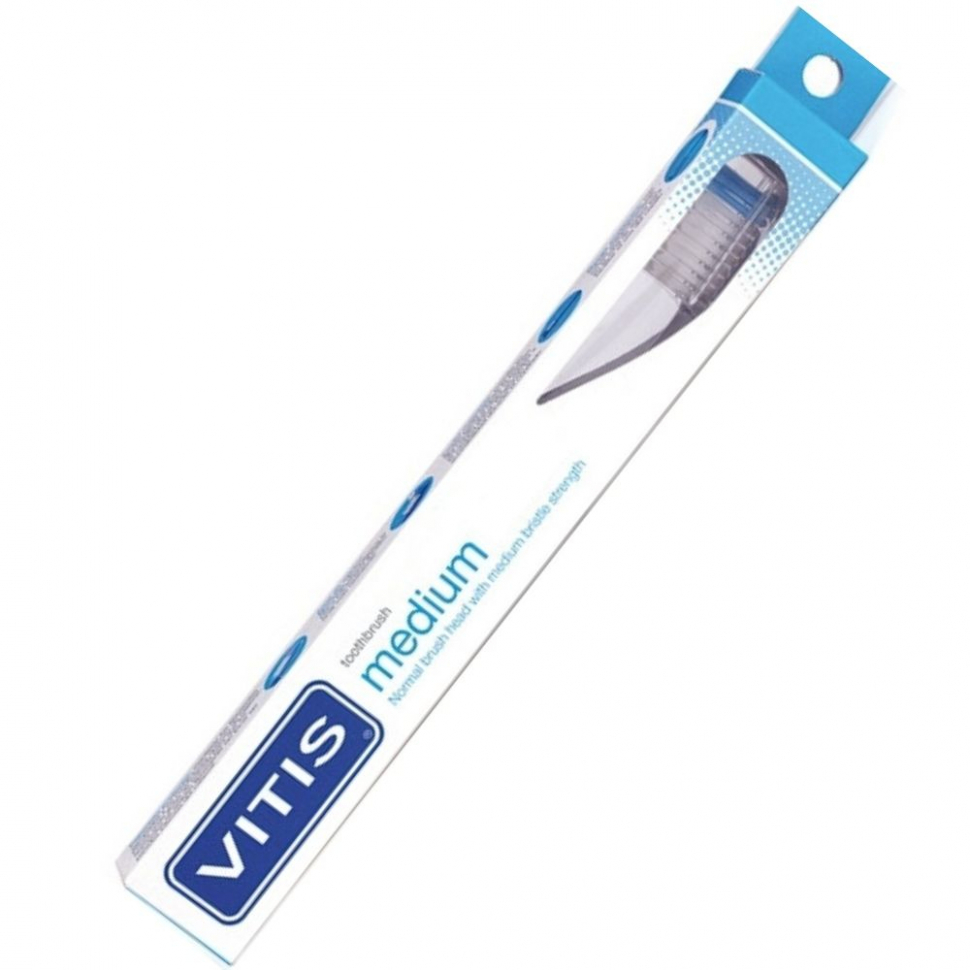 Щетка зубная Vitis Medium в мягкой упаковке_