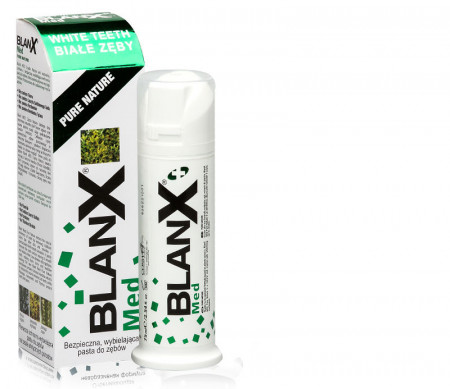 Паста зубная Blanx Med Organic с натуральными растительными экстрактами + отбеливание 75 мл