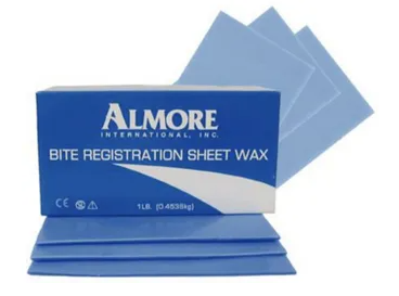 Воск окклюзионный Almore bite registration sheet wax 17 пластин 