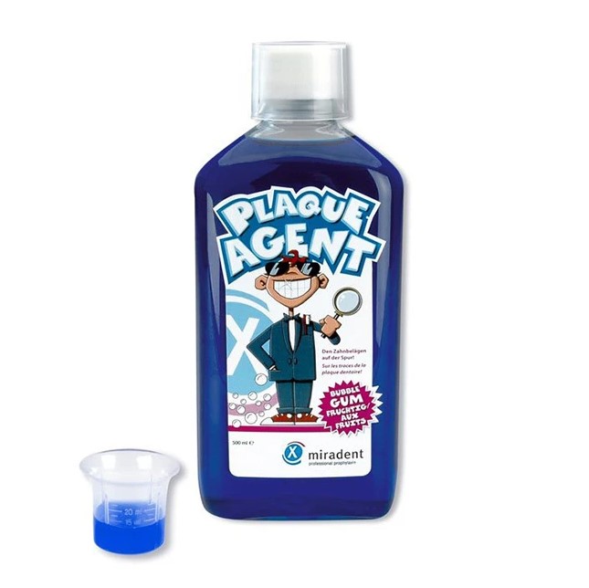 Индикатор зубных отложений раствор Plaque Agent Miradent 500 мл