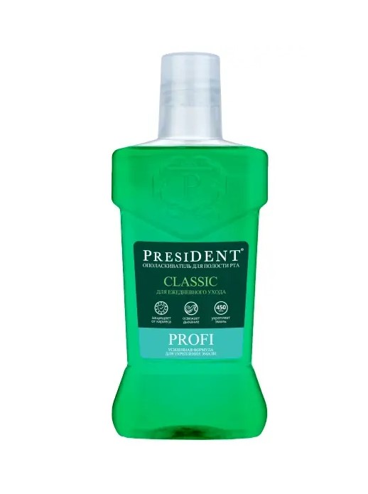 Ополаскиватель для полости рта PRESIDENT Classic 250 мл