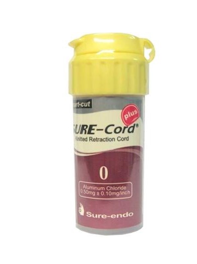Нить ретракционная SureCord PLUS 254 см Aluminum Chloride размер 0