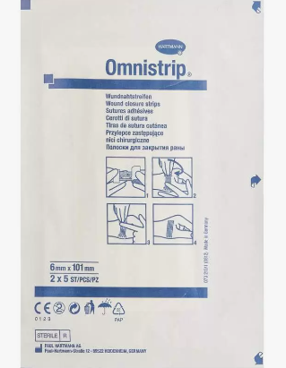 Полоски на операционные швы стерильные OMNISTRIP 6 * 101 мм 1 шт
