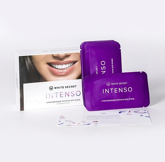 Отбеливающие полоски WhiteSecret INTENSO 14 саше