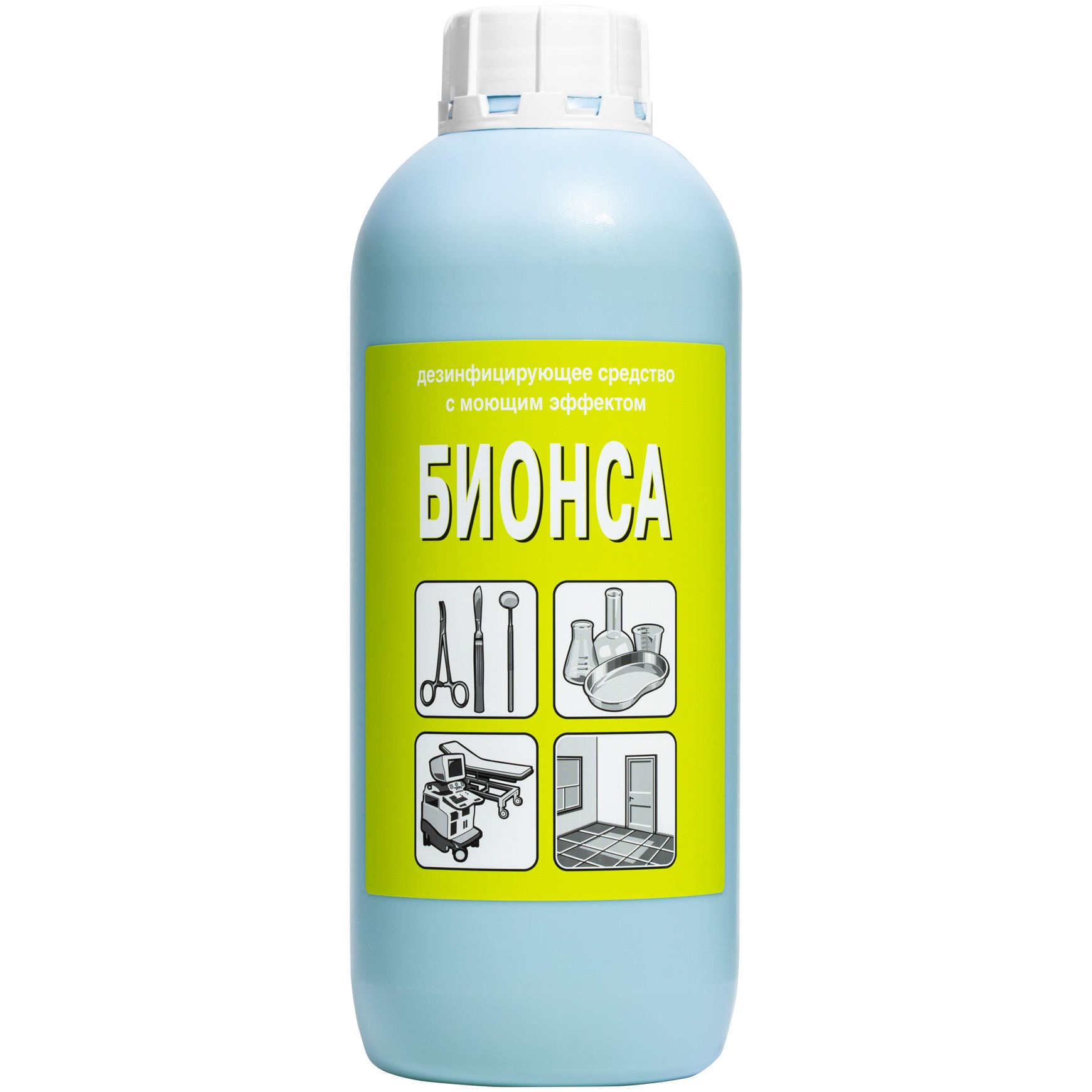 Бионса дезинфицирующее средство с моющим эффектом 1л (маркировка)