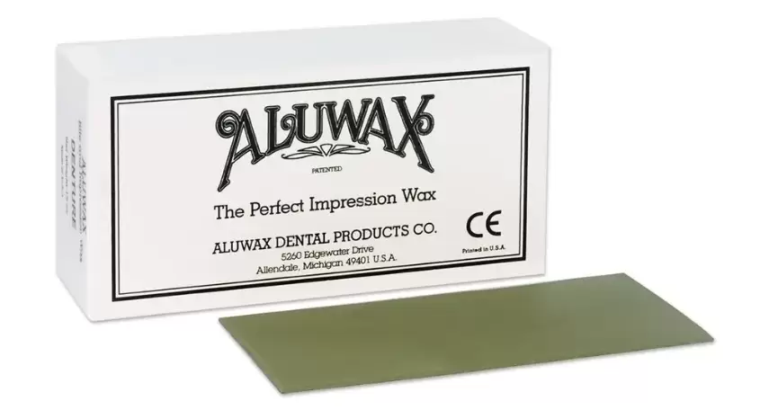 Воск ALUWAX с алюминиевой крошкой 1,5 мм 28 пластинок