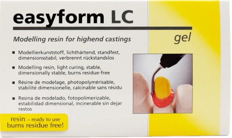 Изиформ Easyform LC гель светоотверждаемый моделировочный 3 * 3 гр