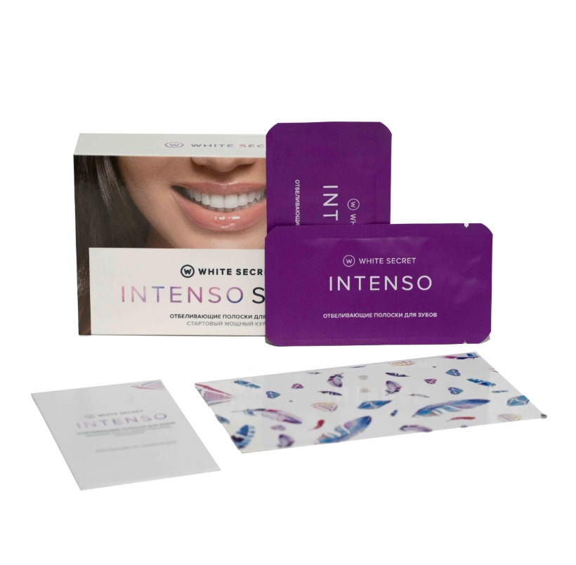 Отбеливающие полоски WhiteSecret INTENSO START 7 саше