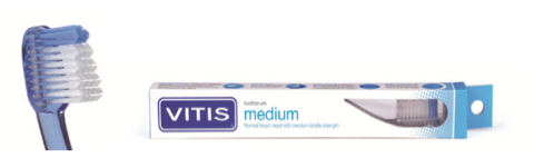 Щетка зубная Vitis Medium в мягкой упаковке